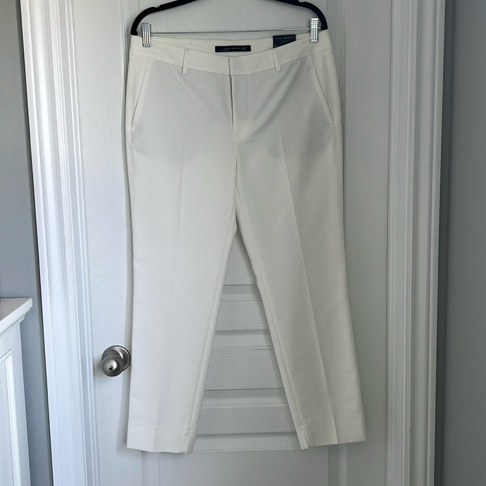 Zara Cream Chino Fit Pants